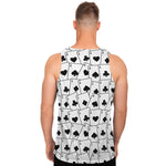 Ace Playing Cards Pattern Print Men's Tank Top