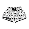 Ace Playing Cards Pattern Print Muay Thai Boxing Shorts