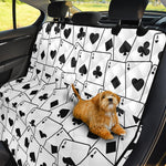 Ace Playing Cards Pattern Print Pet Car Back Seat Cover