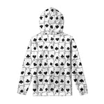 Ace Playing Cards Pattern Print Pullover Hoodie
