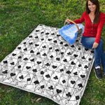 Ace Playing Cards Pattern Print Quilt