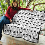 Ace Playing Cards Pattern Print Quilt