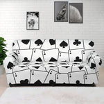 Ace Playing Cards Pattern Print Sofa Cover