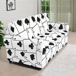 Ace Playing Cards Pattern Print Sofa Cover