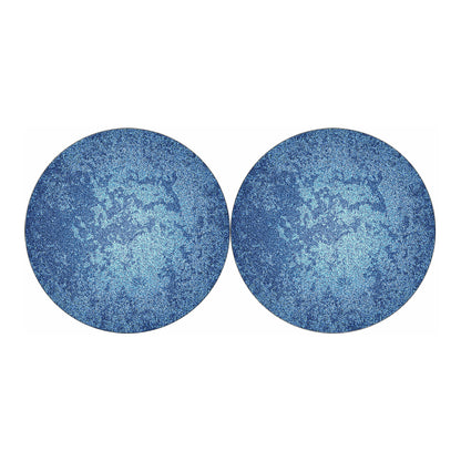 Acid Wash Denim Jeans Pattern Print Car Coasters