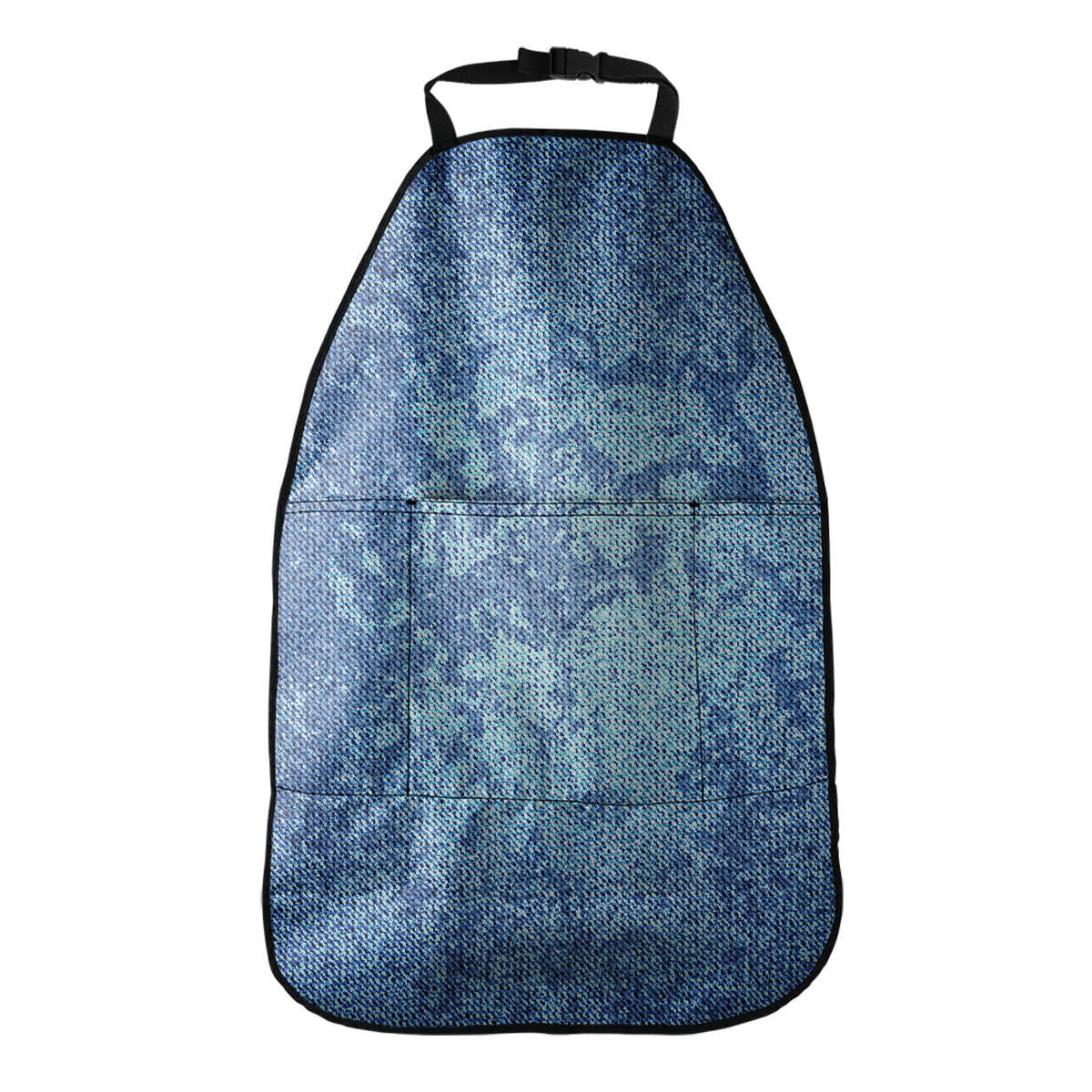 Acid Wash Denim Jeans Pattern Print Car Seat Organizers