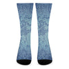 Acid Wash Denim Jeans Pattern Print Crew Socks