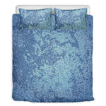 Acid Wash Denim Jeans Pattern Print Duvet Cover Bedding Set
