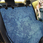 Acid Wash Denim Jeans Pattern Print Pet Car Back Seat Cover