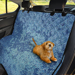 Acid Wash Denim Jeans Pattern Print Pet Car Back Seat Cover