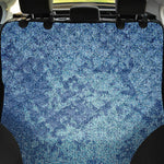 Acid Wash Denim Jeans Pattern Print Pet Car Back Seat Cover