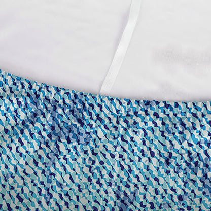 Acid Wash Denim Jeans Pattern Print Sofa Cover