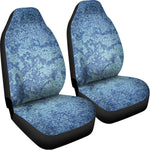 Acid Wash Denim Jeans Pattern Print Universal Fit Car Seat Covers