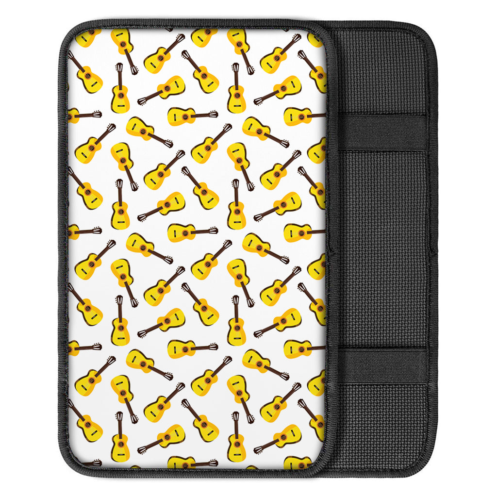 Acoustic Guitar Pattern Print Car Center Console Cover