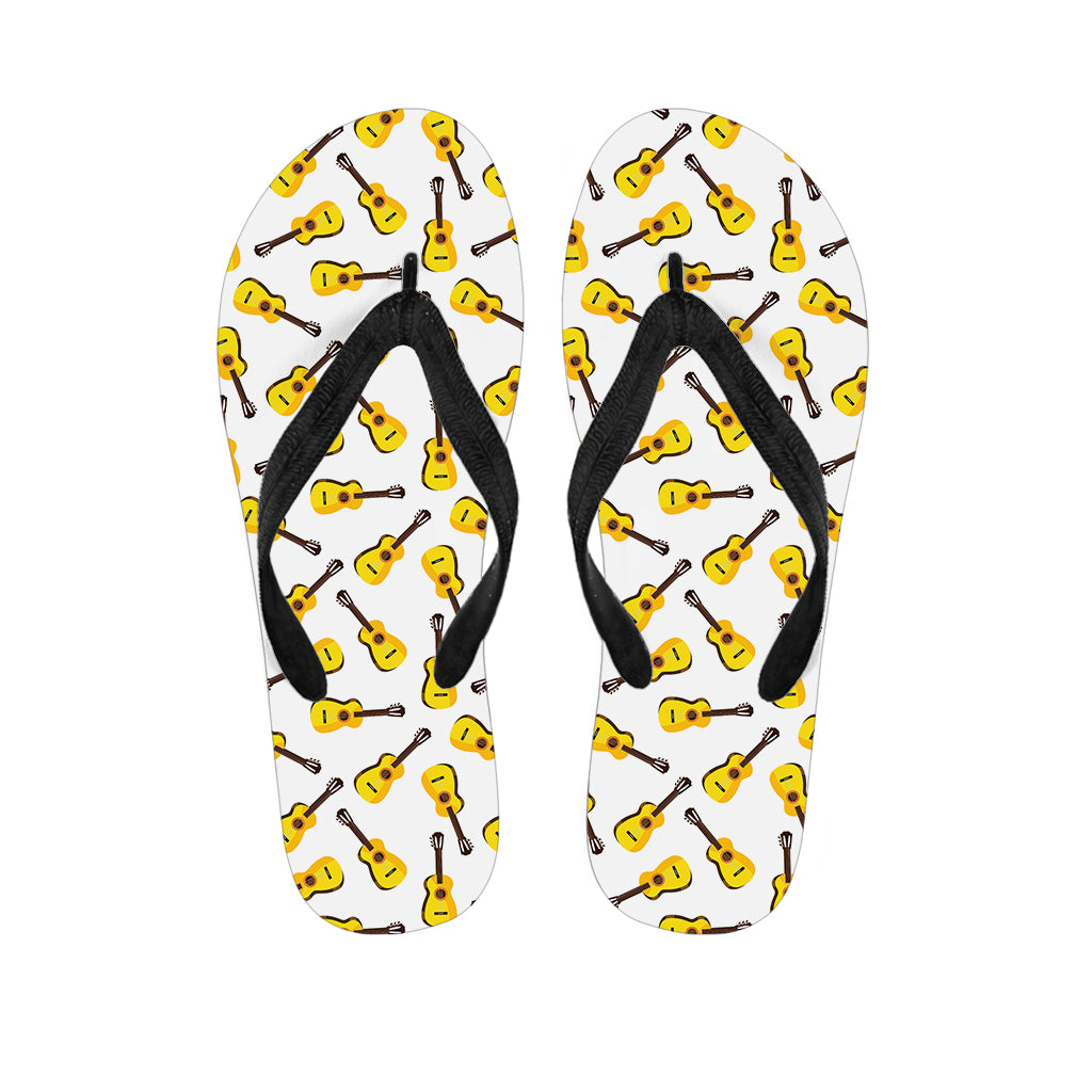 Acoustic Guitar Pattern Print Flip Flops