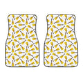 Acoustic Guitar Pattern Print Front Car Floor Mats