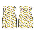 Acoustic Guitar Pattern Print Front Car Floor Mats