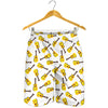 Acoustic Guitar Pattern Print Men's Shorts