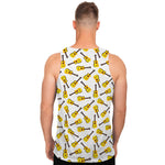 Acoustic Guitar Pattern Print Men's Tank Top