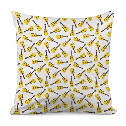 Acoustic Guitar Pattern Print Pillow Cover