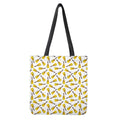 Acoustic Guitar Pattern Print Tote Bag
