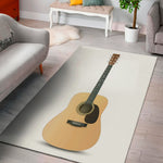 Acoustic Guitar Print Area Rug