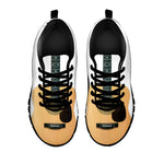 Acoustic Guitar Print Black Sneakers