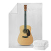 Acoustic Guitar Print Blanket