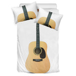 Acoustic Guitar Print Duvet Cover Bedding Set