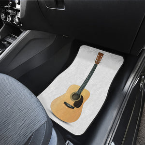 Acoustic Guitar Print Front Car Floor Mats