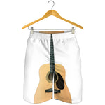 Acoustic Guitar Print Men's Shorts