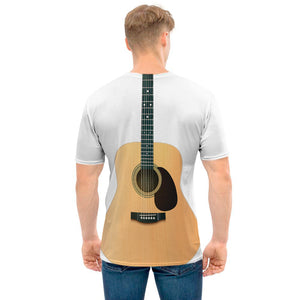 Acoustic Guitar Print Men's T-Shirt