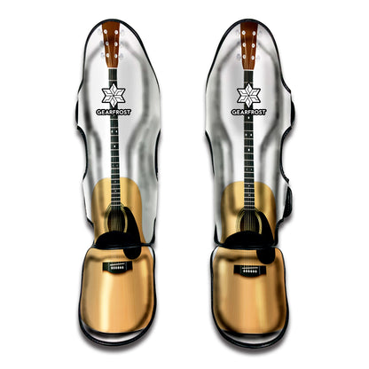 Acoustic Guitar Print Muay Thai Shin Guard