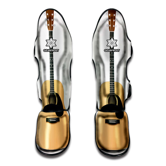 Acoustic Guitar Print Muay Thai Shin Guard