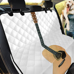 Acoustic Guitar Print Pet Car Back Seat Cover