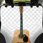 Acoustic Guitar Print Pet Car Back Seat Cover