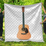 Acoustic Guitar Print Quilt