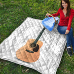 Acoustic Guitar Print Quilt