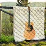 Acoustic Guitar Print Quilt