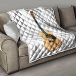 Acoustic Guitar Print Quilt