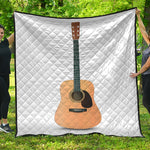 Acoustic Guitar Print Quilt