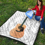 Acoustic Guitar Print Quilt
