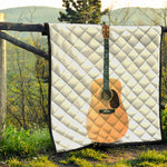 Acoustic Guitar Print Quilt