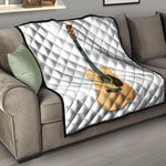 Acoustic Guitar Print Quilt