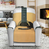 Acoustic Guitar Print Recliner Slipcover