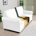 Acoustic Guitar Print Sofa Cover