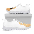 Acoustic Guitar Print White Running Shoes