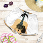 Acoustic Guitar Print Women's Shorts