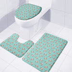 Adorable Beagle Puppy Pattern Print 3 Piece Bath Mat Set