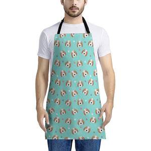 Adorable Beagle Puppy Pattern Print Apron